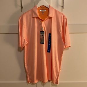 GREG NORMAN MENS SHORT SLEEVE GOLF SHIRT-SIZE-L-NEW WITH TAGS (NWT)